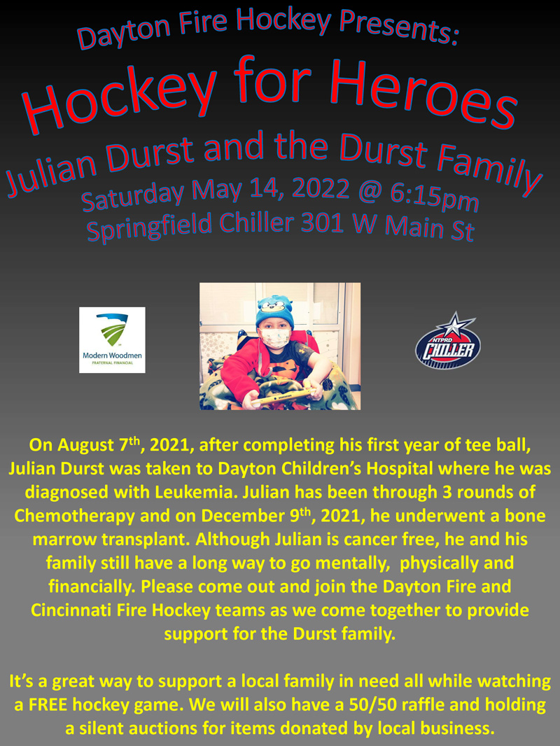 Hockey for Heroes Durst Family