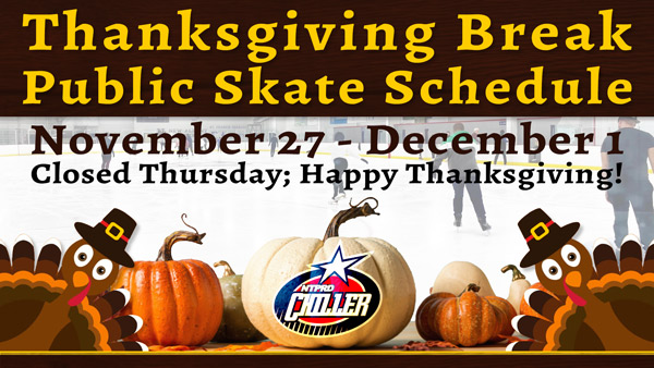 Thanksgiving Break Public Skate Springfield NTPRD Chiller
